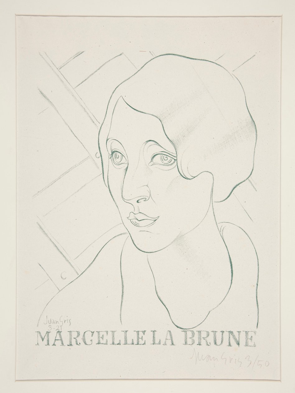 Kahverengi Marcelle by Juan Gris