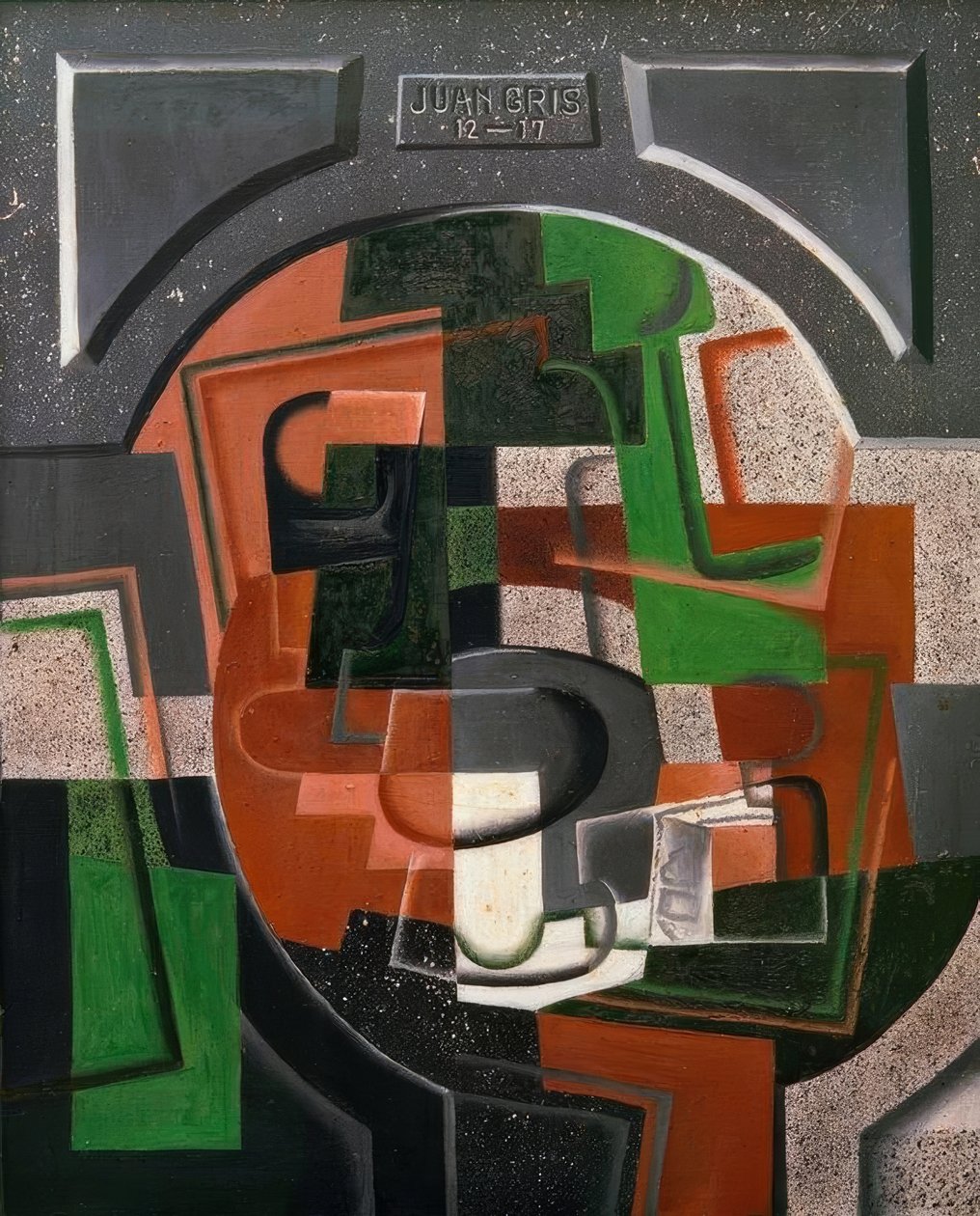 Plaka üzerinde natürmort by Juan Gris