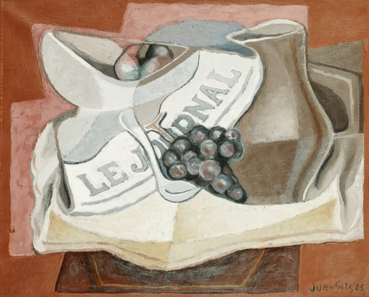 üzüm salkımı; Üzüm Salkımı, 1925 by Juan Gris