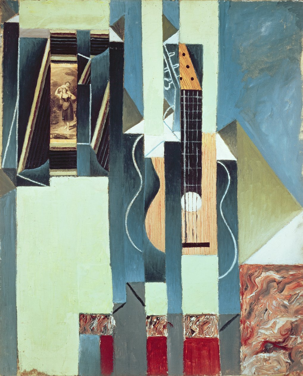 İsimsiz (tuval üzerine yağlı boya) by Juan Gris