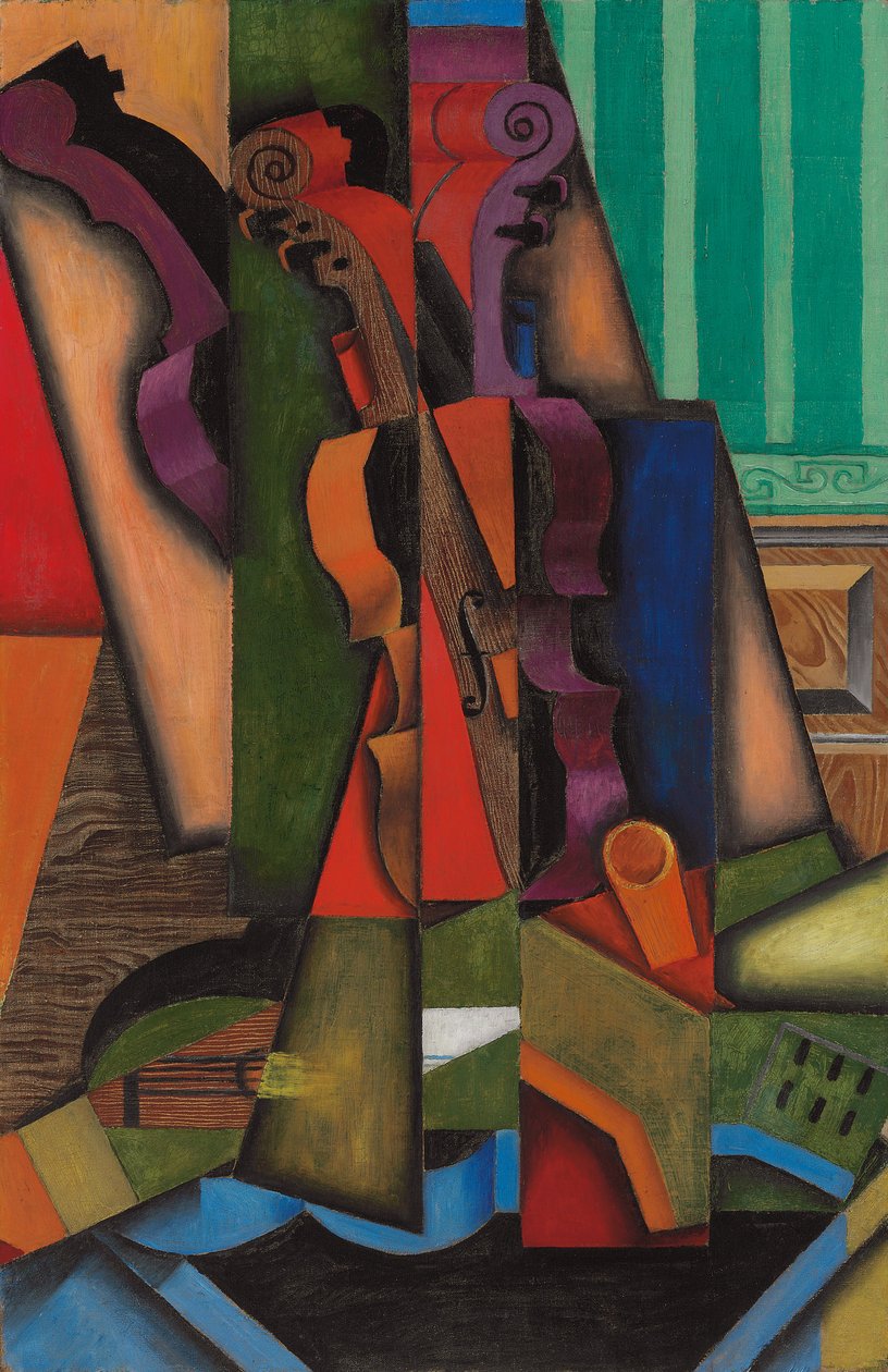 Keman ve Gitar by Juan Gris