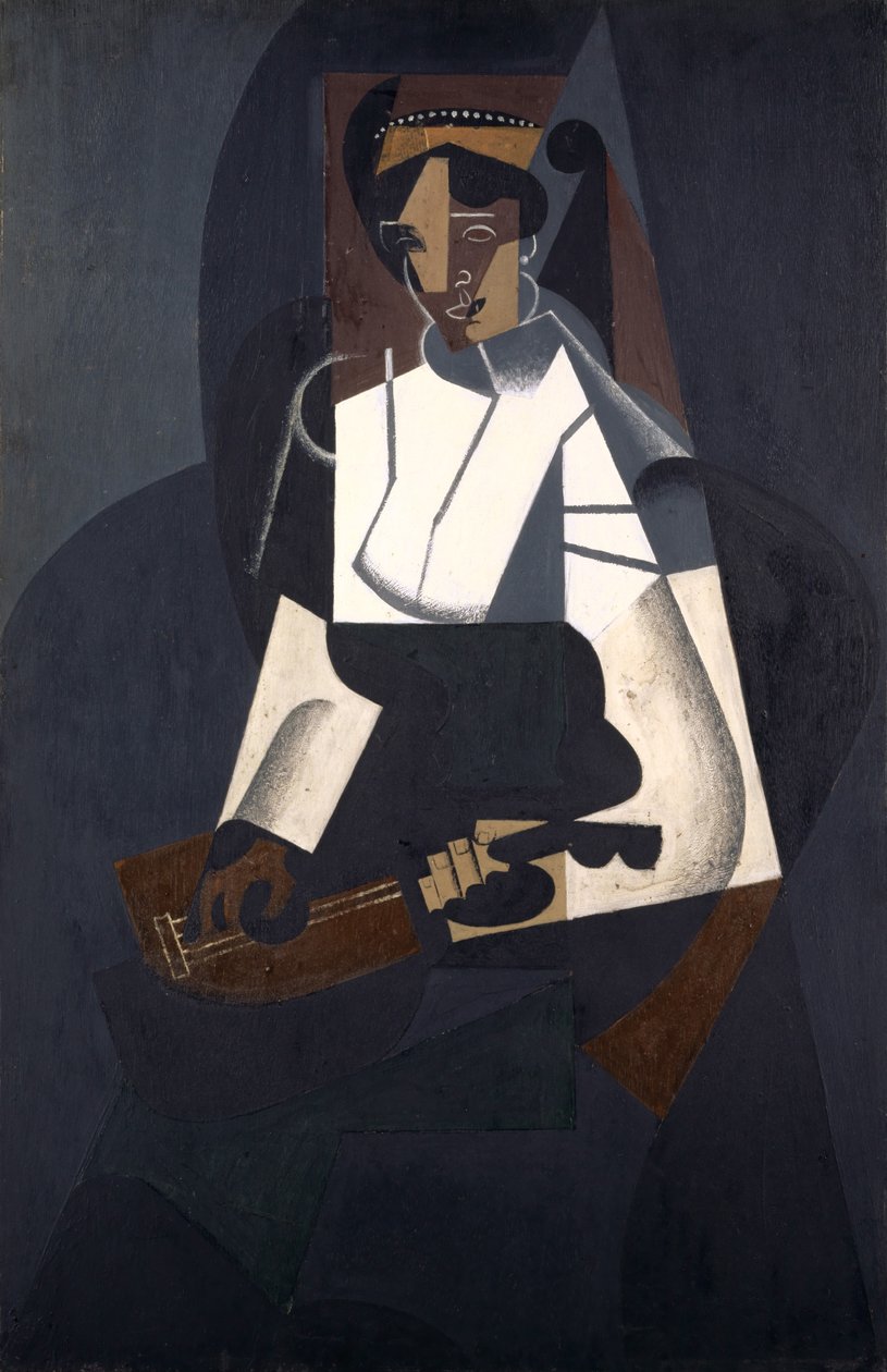 Mandolinli Kadın, Corot