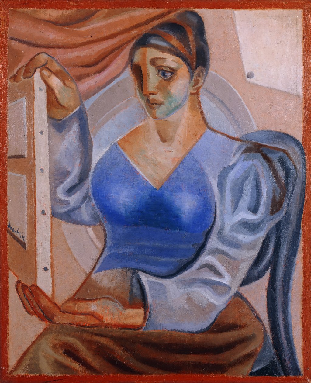 Tablolu Kadın; Resimdeki Kadın, by Juan Gris