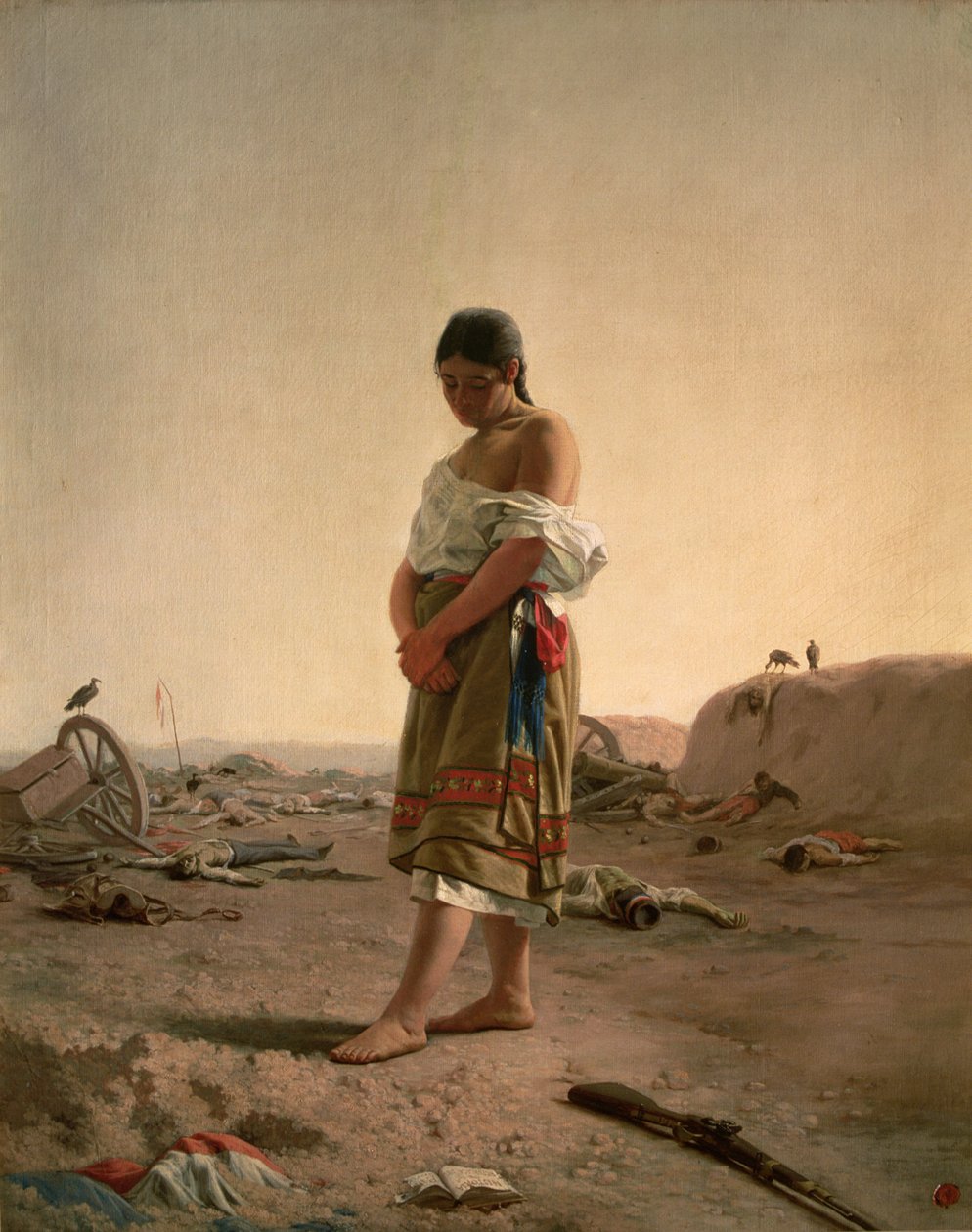 Issız Ana Ülkesinde Paraguaylı by Juan Manuel Blanes