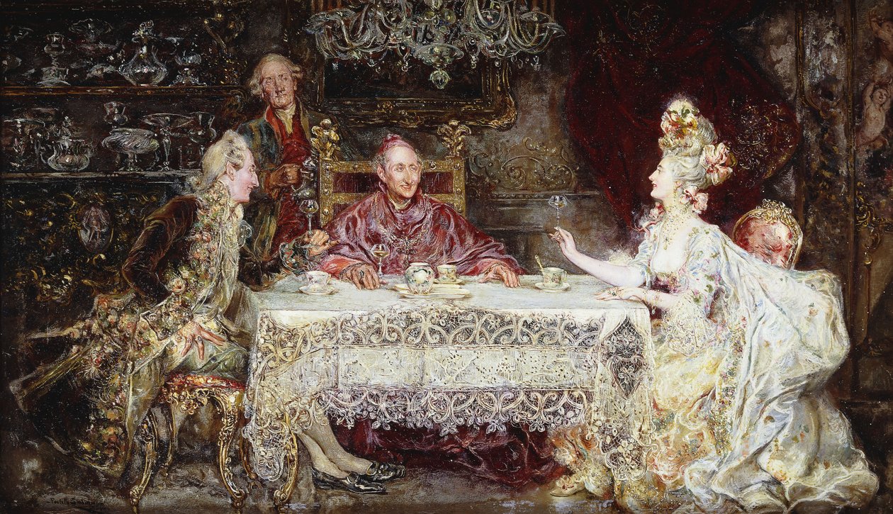 Kardinal ile akşam yemeği by Juan Pablo Salinas Tervel