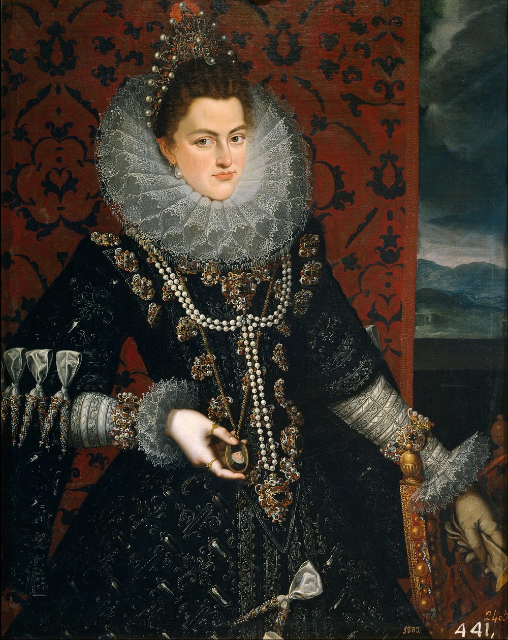 Avusturya Isabelle Claire Eugenie (İspanya Isabelle by Juan Pantoja de la Cruz