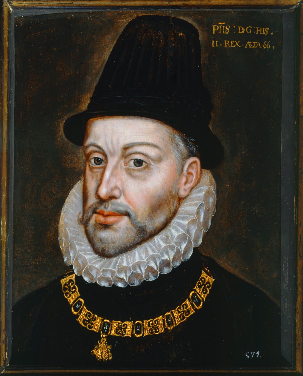 Philipp II, İspanya Kralı, 66 yaşında by Juan Pantoja de la Cruz