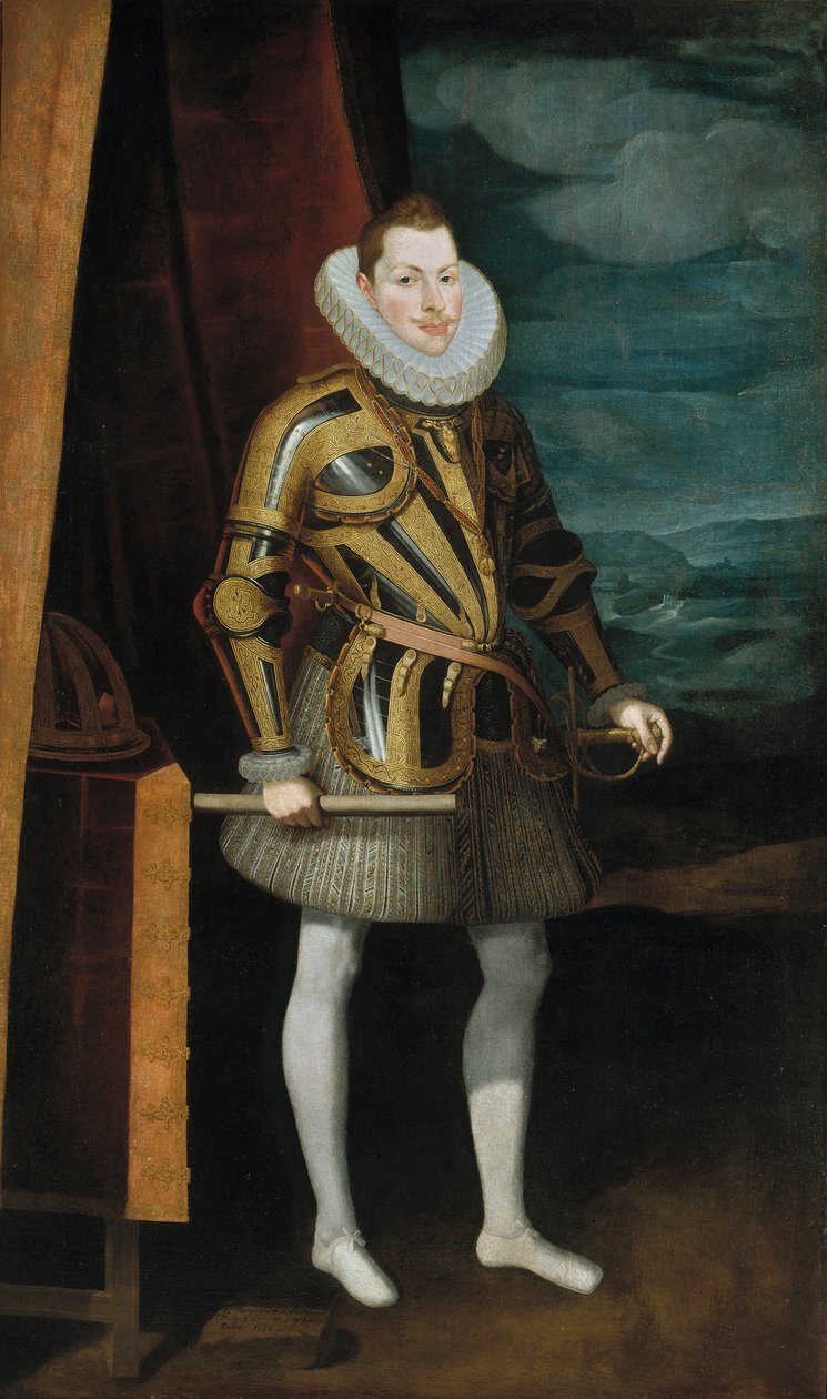 İspanya Kralı III. Philip - Portresi III.Philip (1578-1621), İspanya ve Portekiz Kralı Pantoja de la Cruz, Juan (1553-1608) by Juan Pantoja de la Cruz