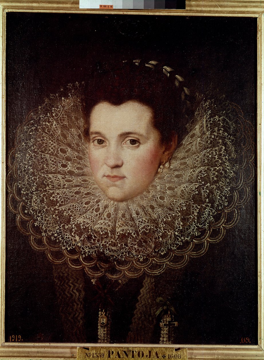 Bir bayan portresi (Resim by Juan Pantoja de la Cruz