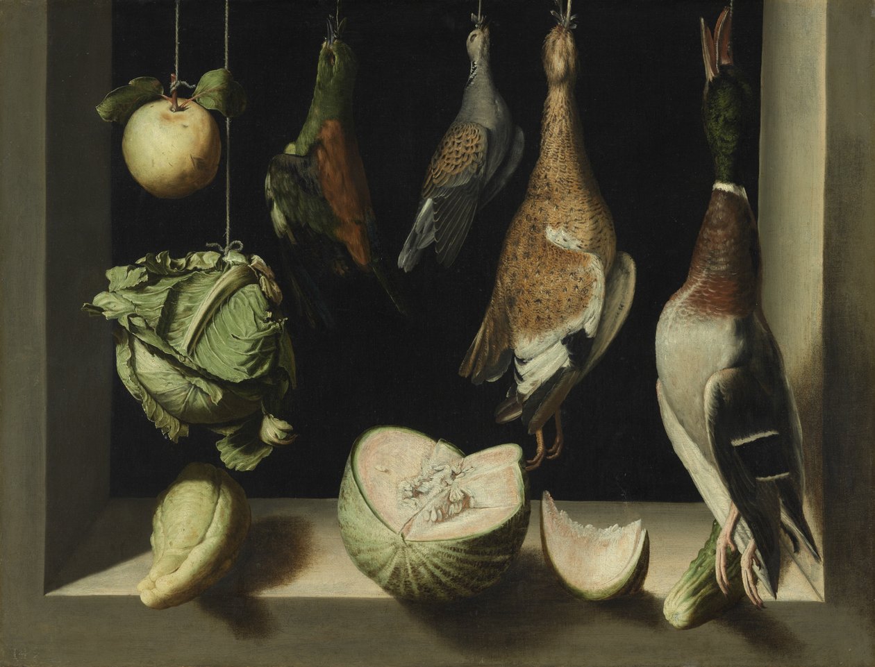 Av Tavuğu ile Natürmort, 1600-03 by Juan Sanchez Cotan