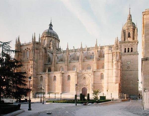 Kuzeyden Catedral Nueva'nın görünümü, 1512'de başladı (fotoğraf) by Juan and Rodrigo Gil de Hontanon