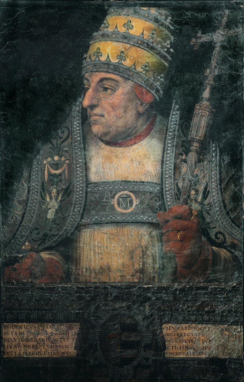 ALEXANDER VI (1431-1503) (resim) by Juan de Juanes