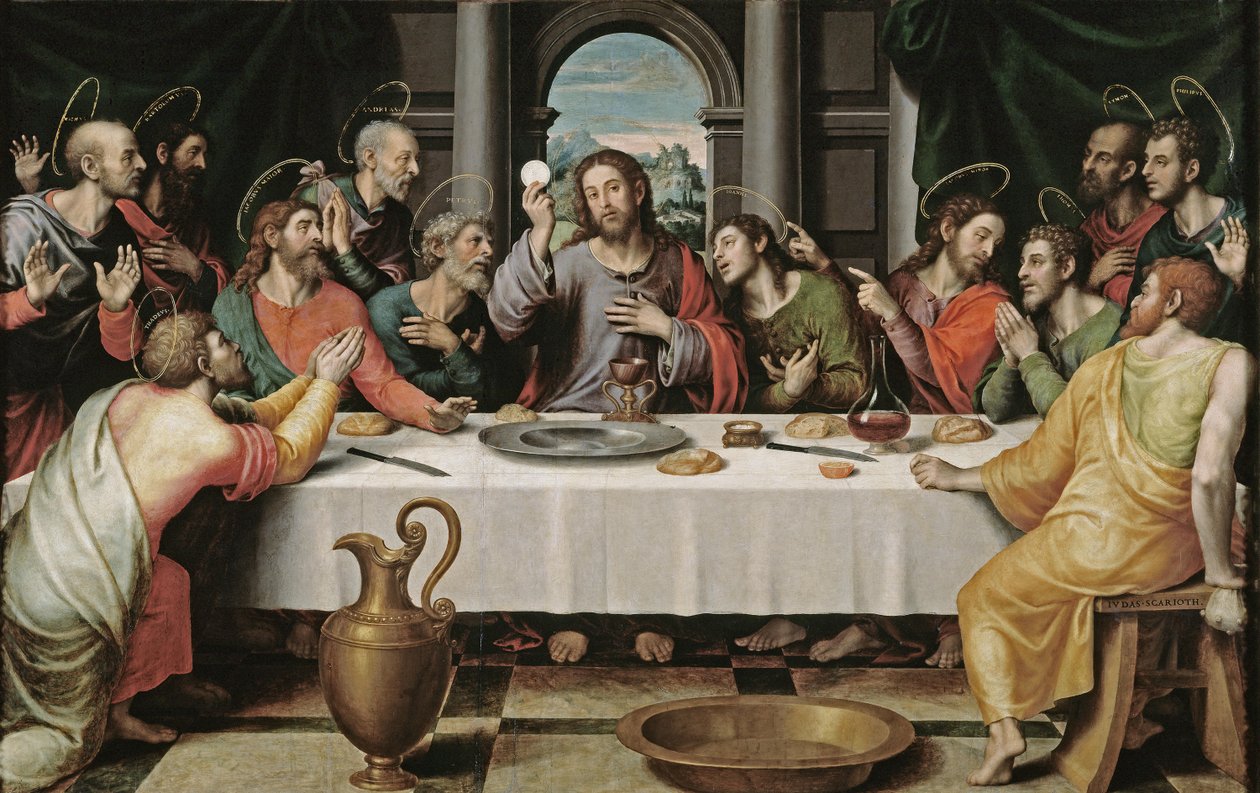 Son Akşam Yemeği by Juan de Juanes