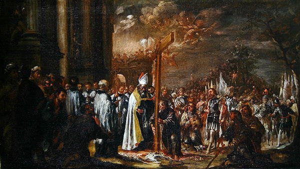Haçın Yüceltilmesi (tuval üzerine yağlı boya) by Juan de Valdes Leal