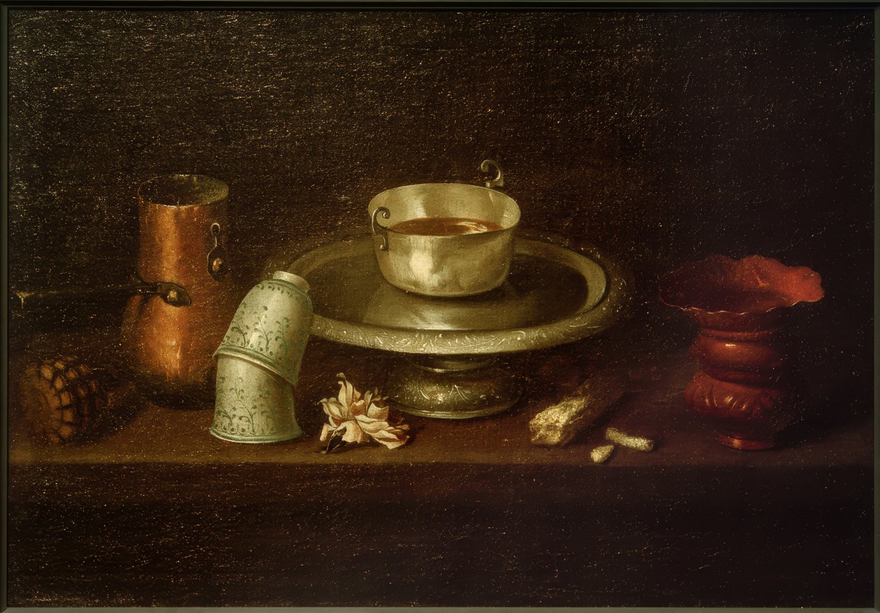 Stillleben mit Kakaotasse by Juan de Zurbaran
