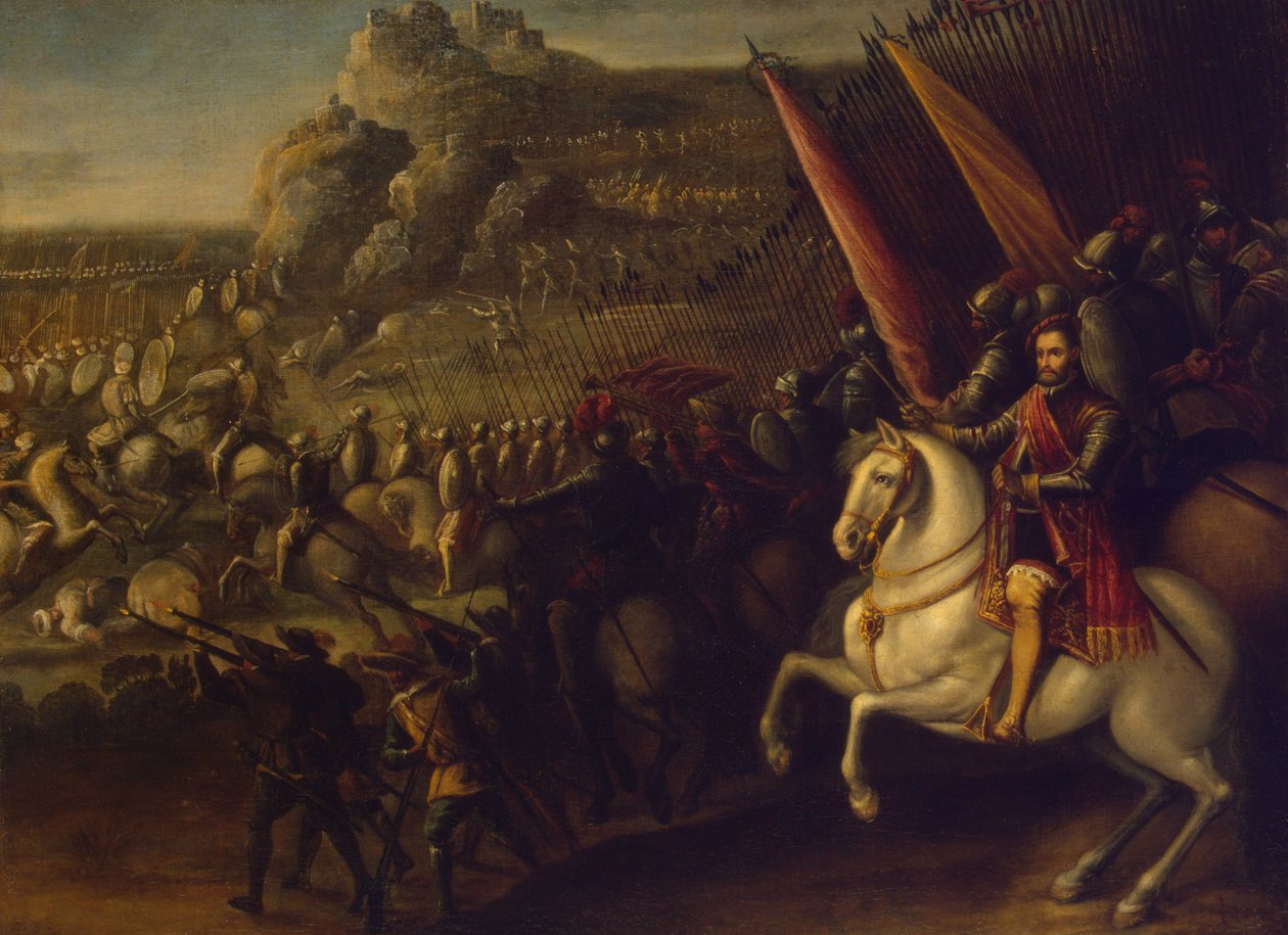 Savaş sahnesi, 1643 by Juan de la Corte
