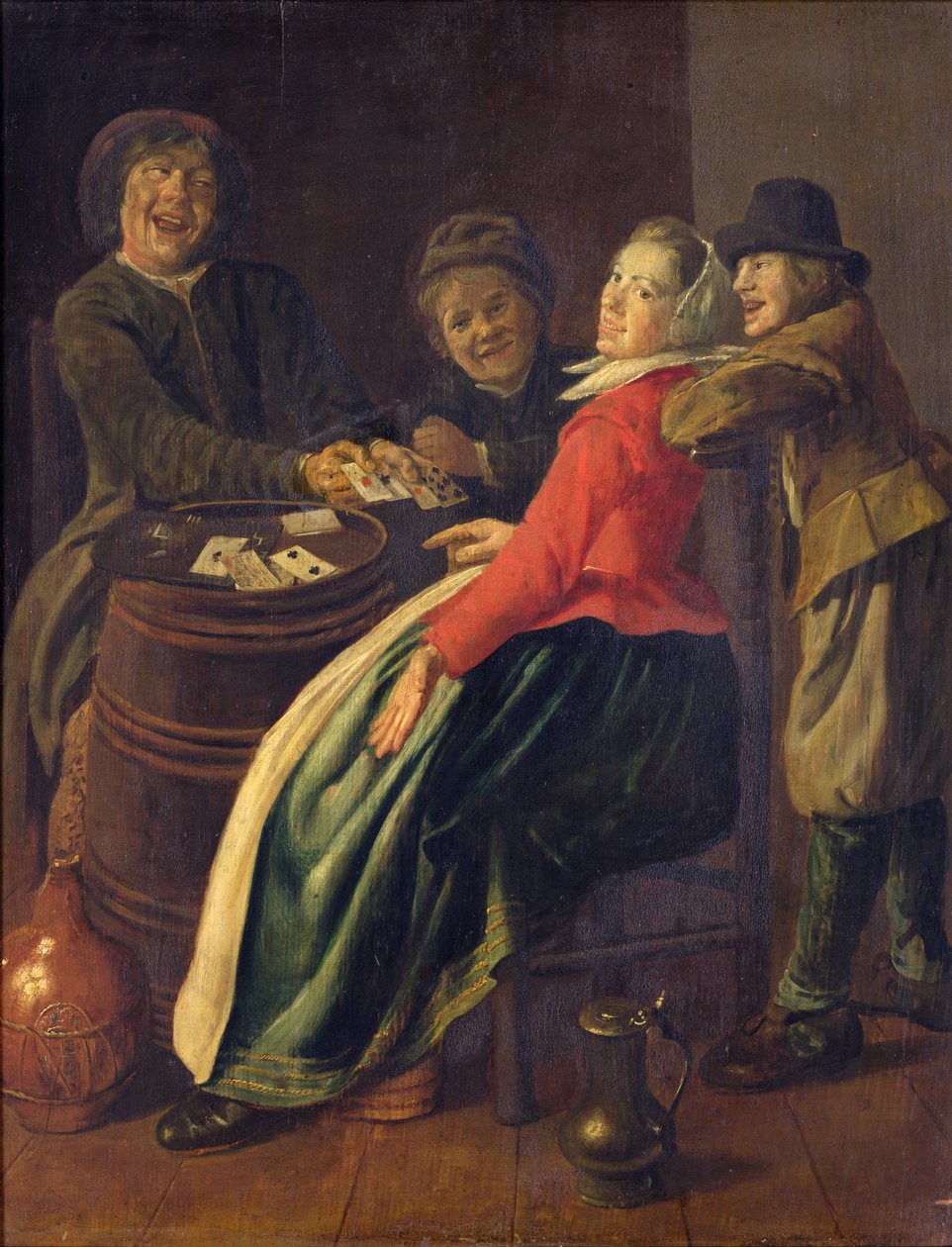 A Game of Cards  by Judith Leyster