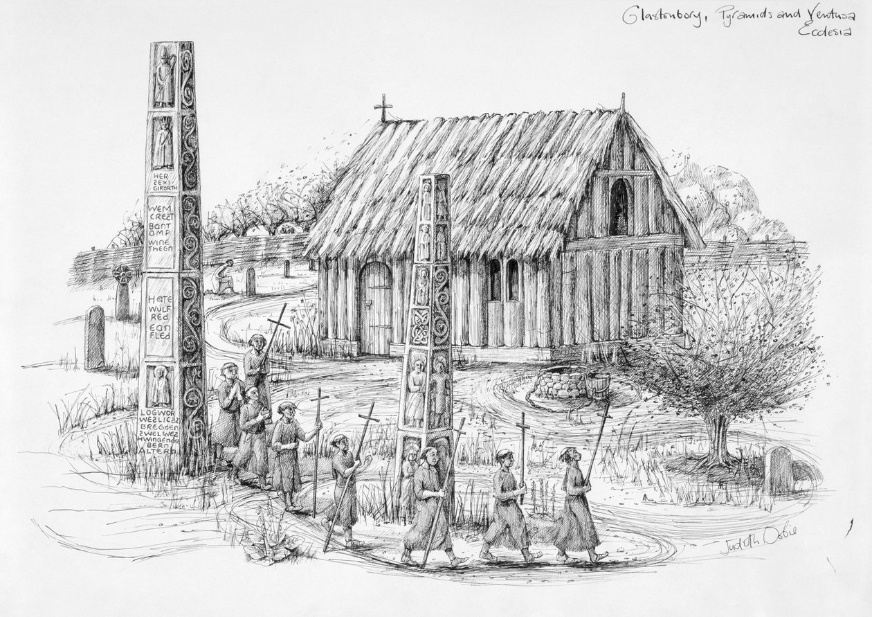 Glastonbury, 7. yüzyıl, 1990-2010 by Judith Dobie