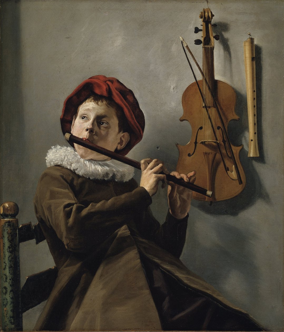 Flüt çalan çocuk by Judith Leyster