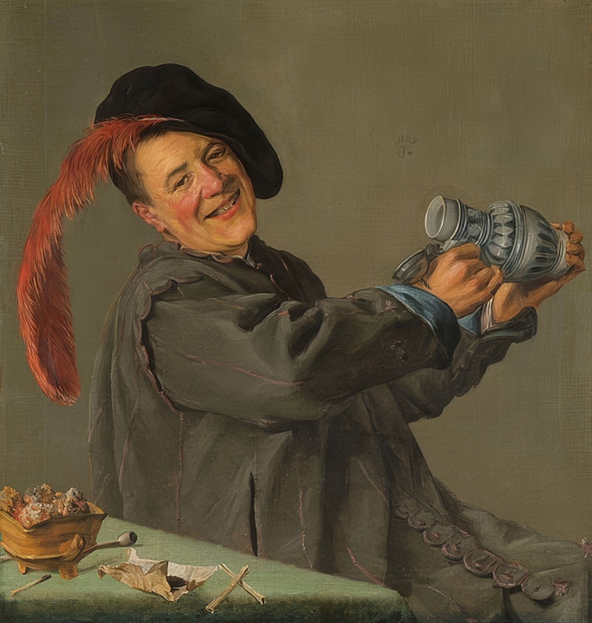 Mutlu içici. 1629 by Judith Leyster