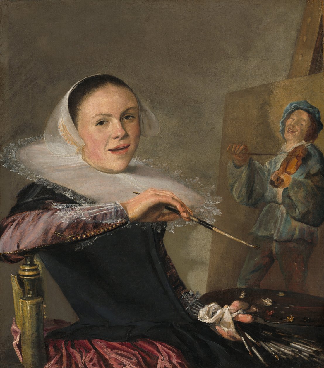 Otoportre, c. 1630. by Judith Leyster