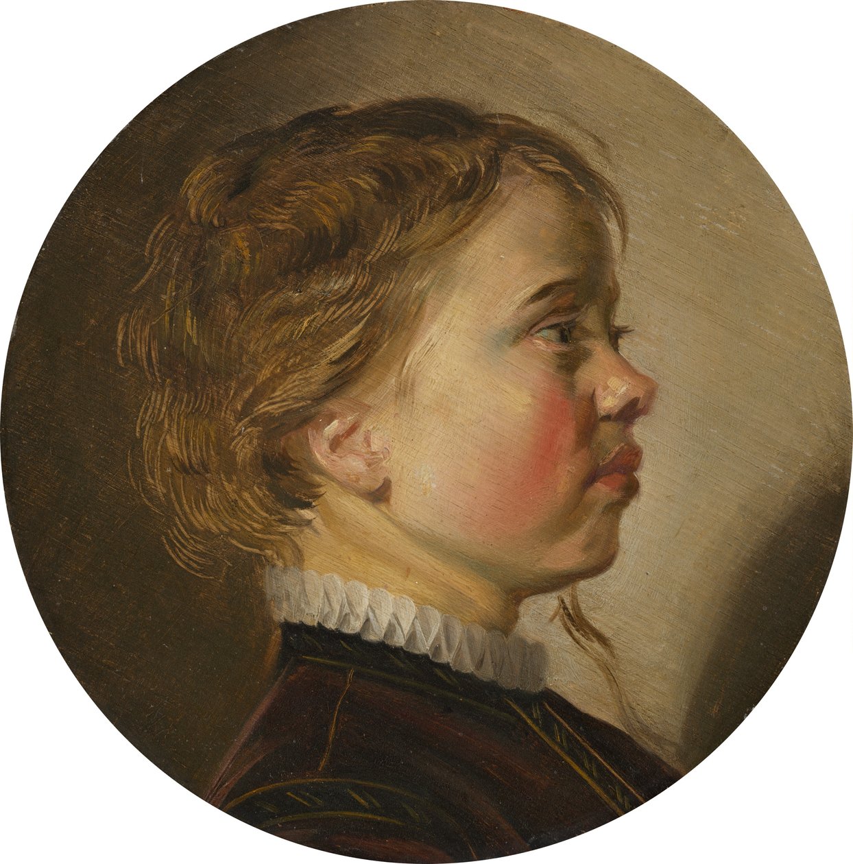 Profildeki genç çocuk by Judith Leyster
