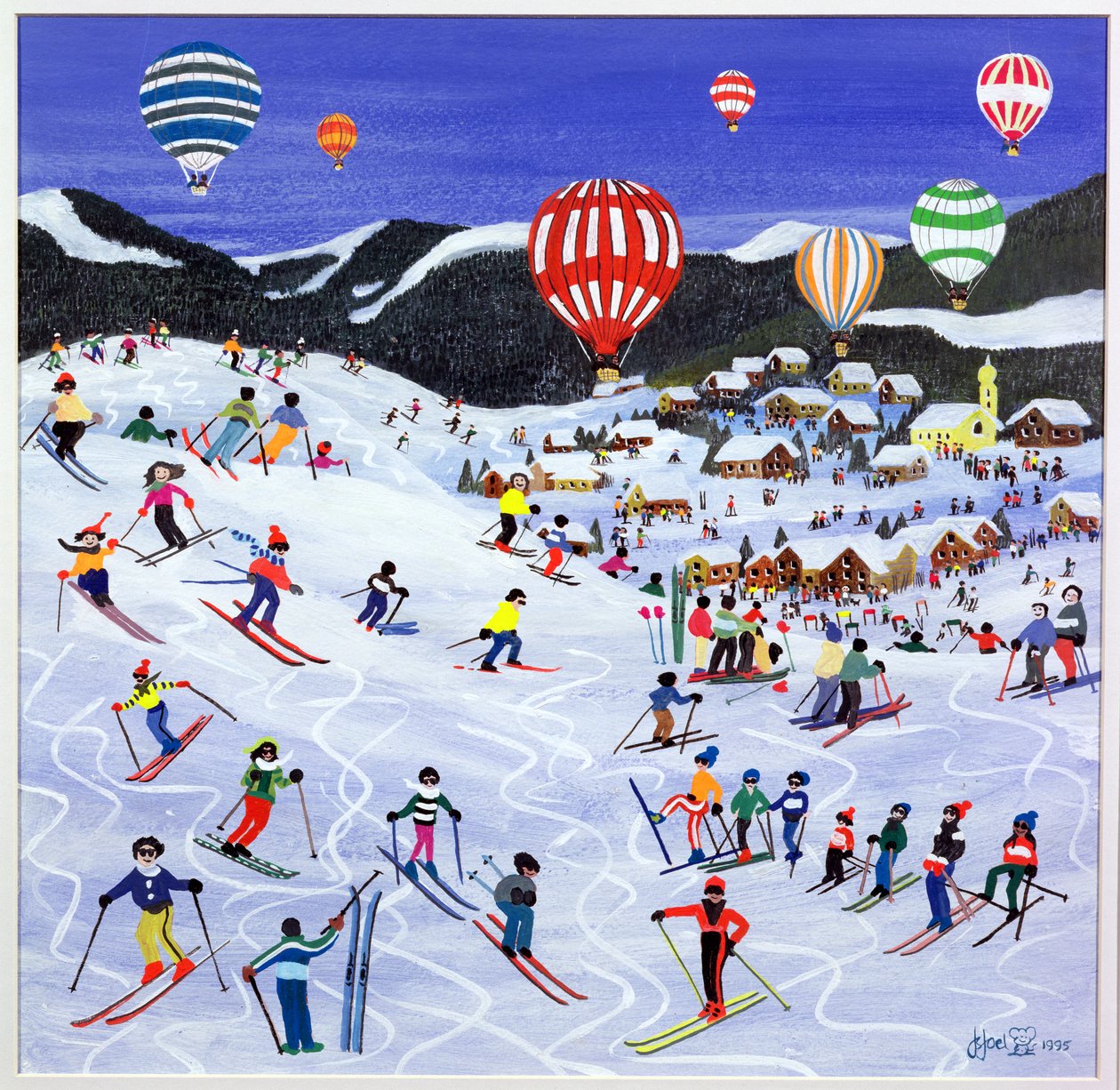 Pist üzerinde balon, 1995 by Judy Joel