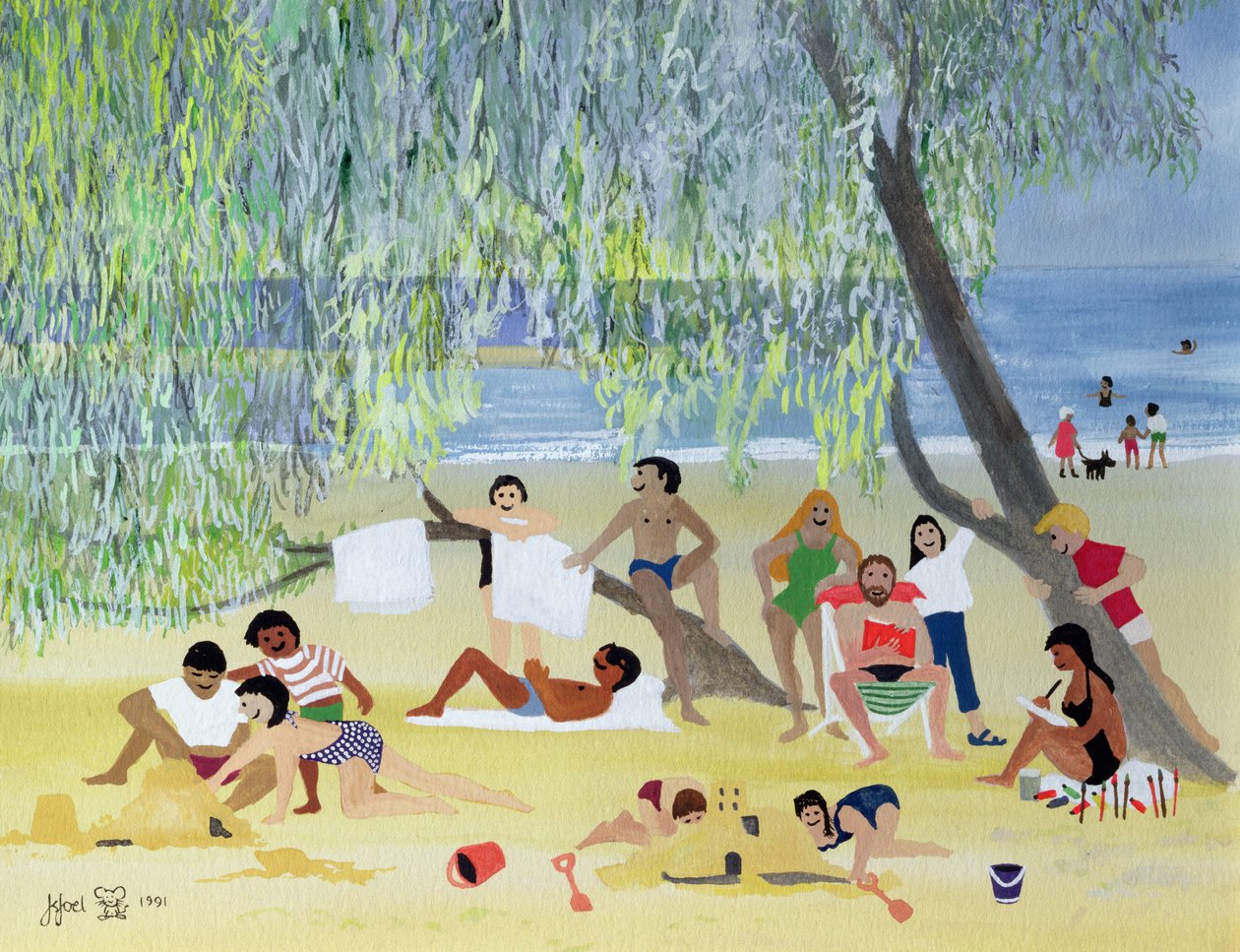 Ağacın Altında veya Gölgeli Bir Yer, 1991 by Judy Joel