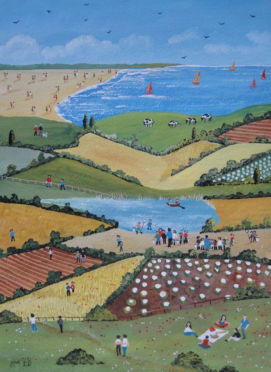 Alan Gezisi, 2010 (Kağıt üzerinde guaj boya) by Judy Joel