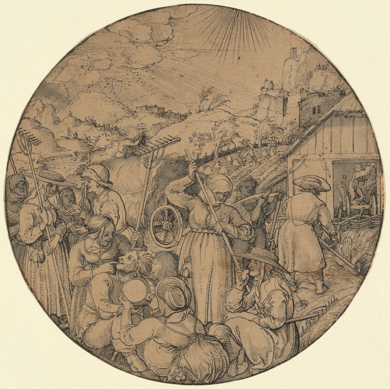 Saman Hasadı (Haziran) by Jörg Breu the Elder