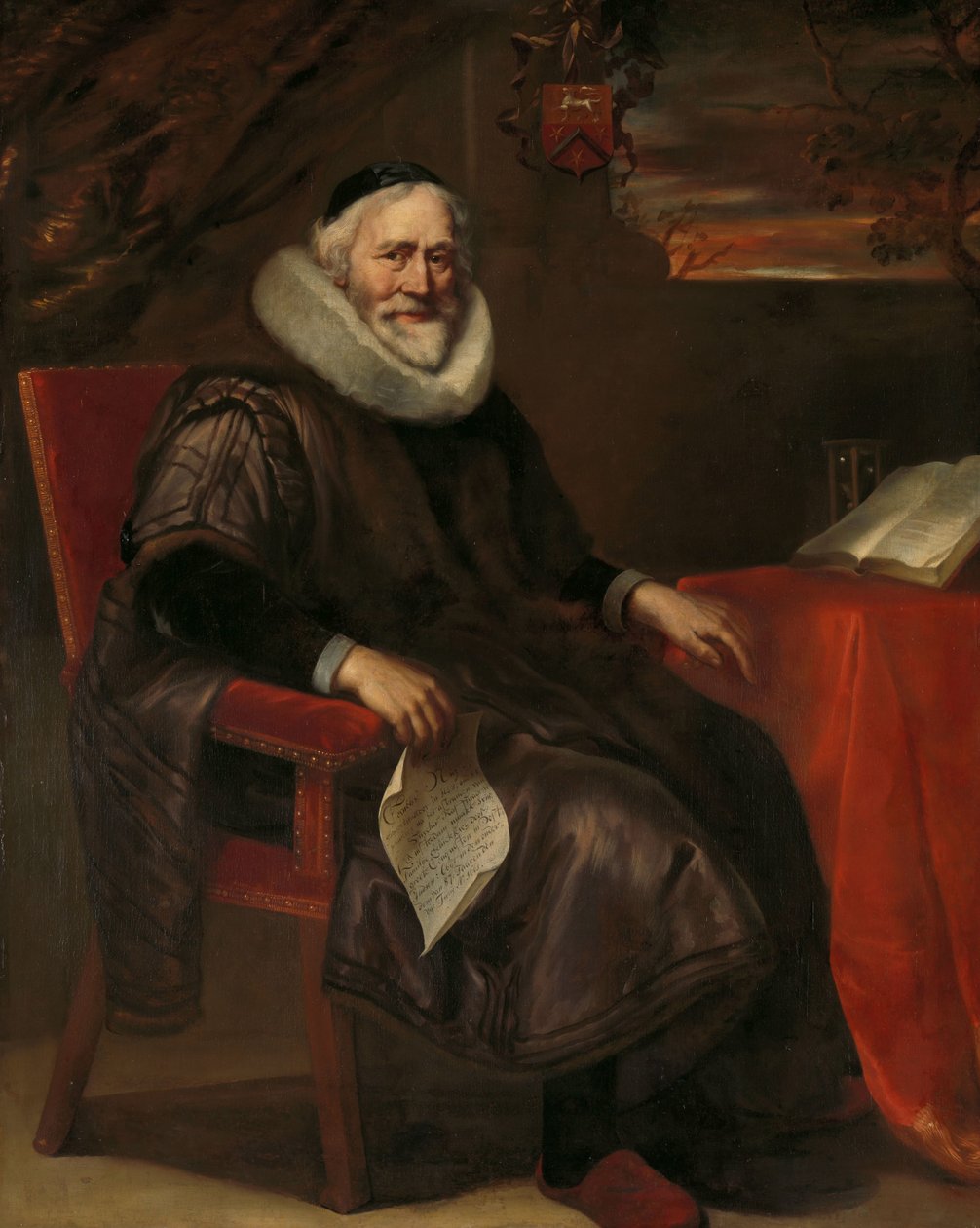 Cornelis Nuyts (1574-1661). Amsterdamlı tüccar by Jürgen Ovens