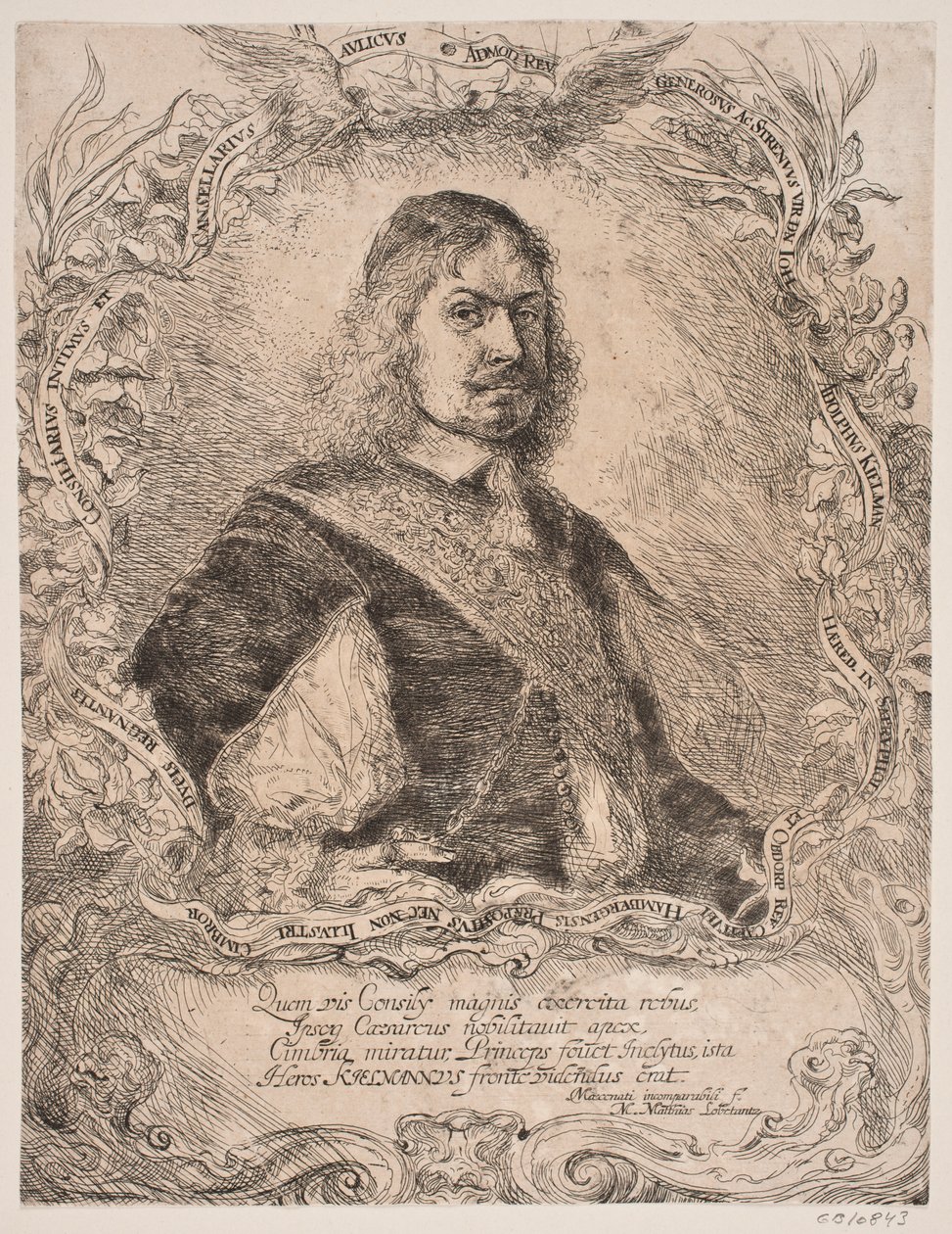 Johann Adolf von Kielmanseck by Jürgen Ovens