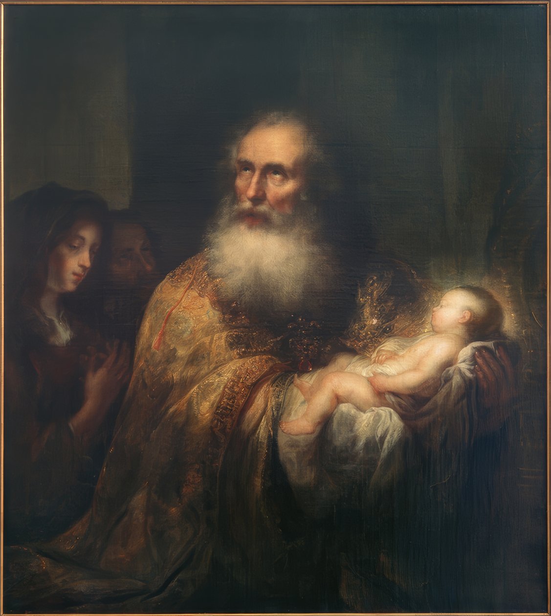 Simeon im Tempel by Jürgen Ovens