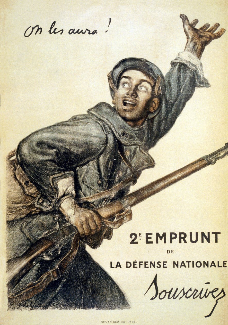 Onları alacağız! 2. Milli Savunma Kredisi. Abone ol, 1916 by Jules Abel Faivre