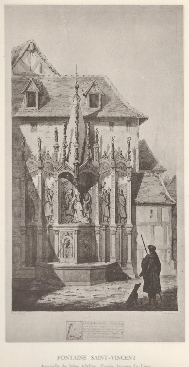 Saint-Vincent Çeşmesi by Jules Adeline