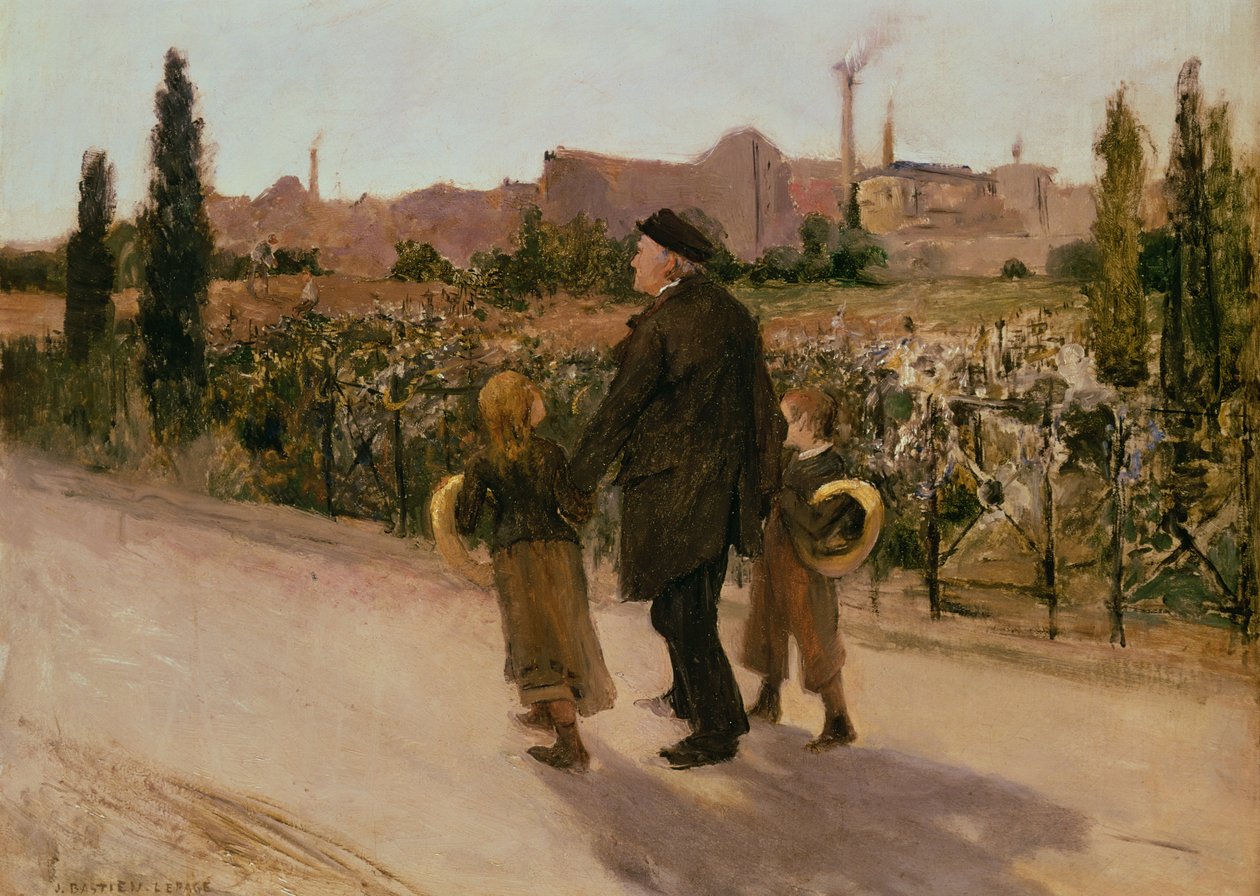 Tüm Ruhlar Günü, c.1882 by Jules Bastien Lepage