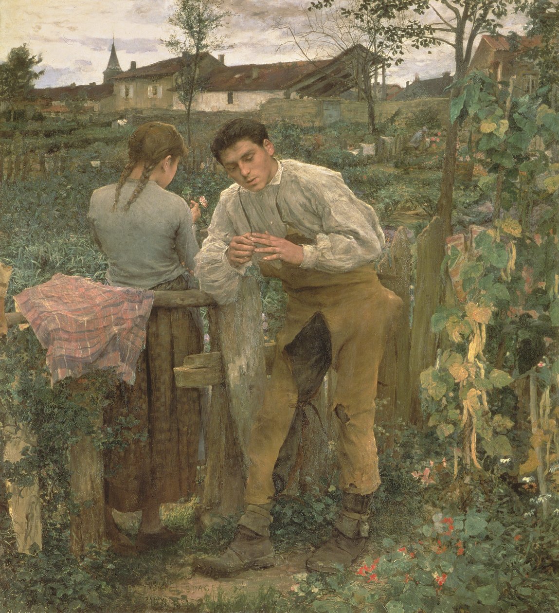 Kırsal Aşk, 1882 by Jules Bastien Lepage