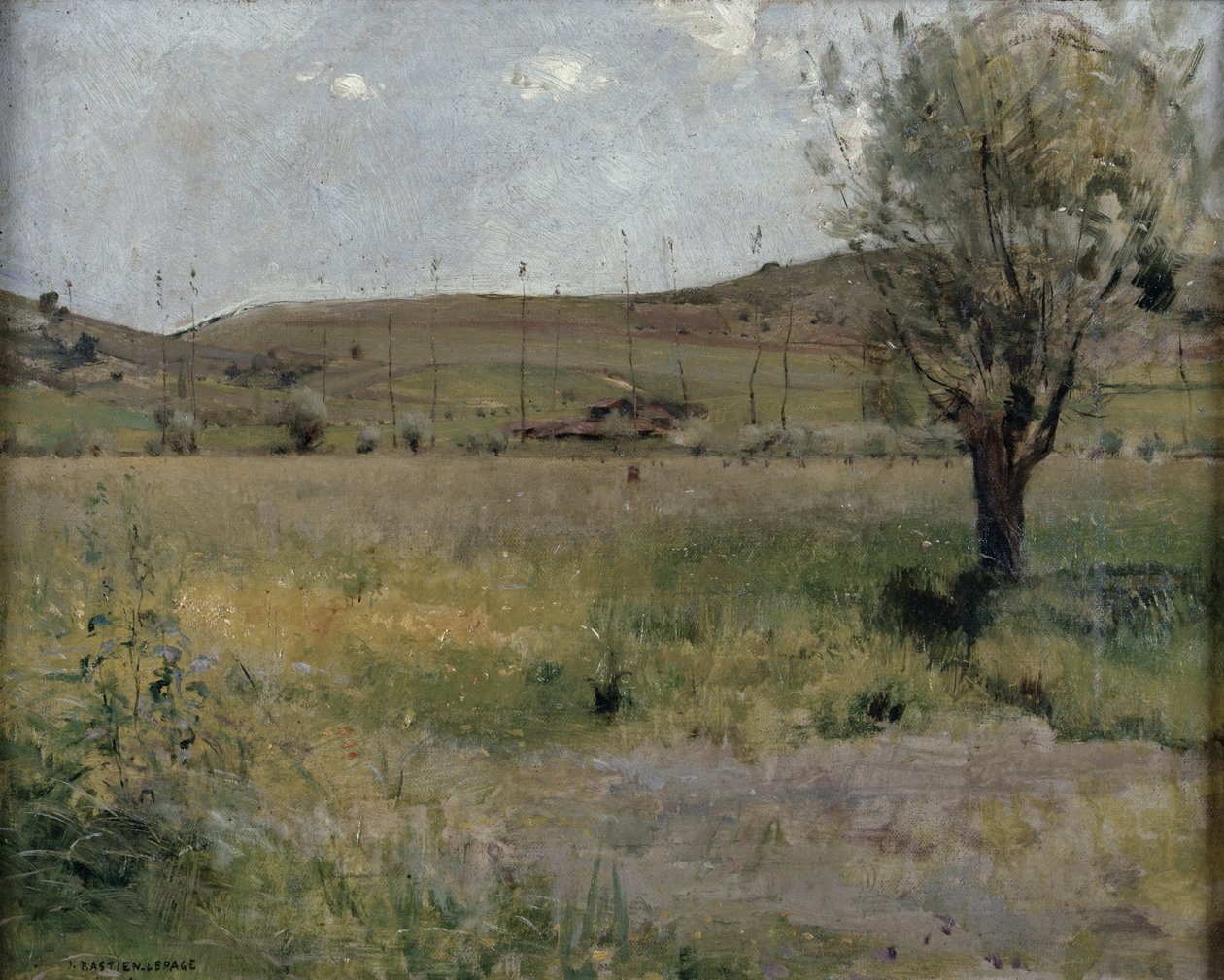 Yaz manzarası by Jules Bastien Lepage
