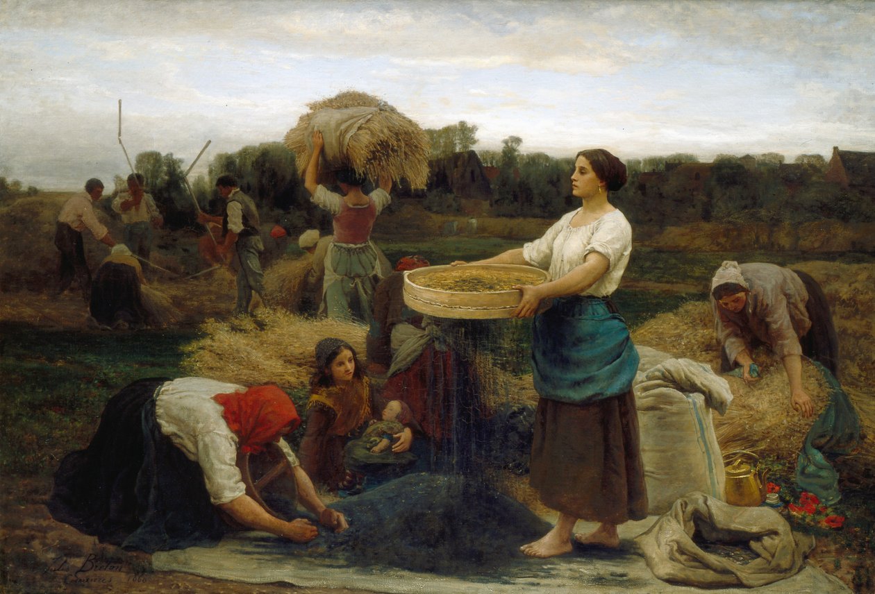 Colza (Kolza Hasadı), 1860 by Jules Breton