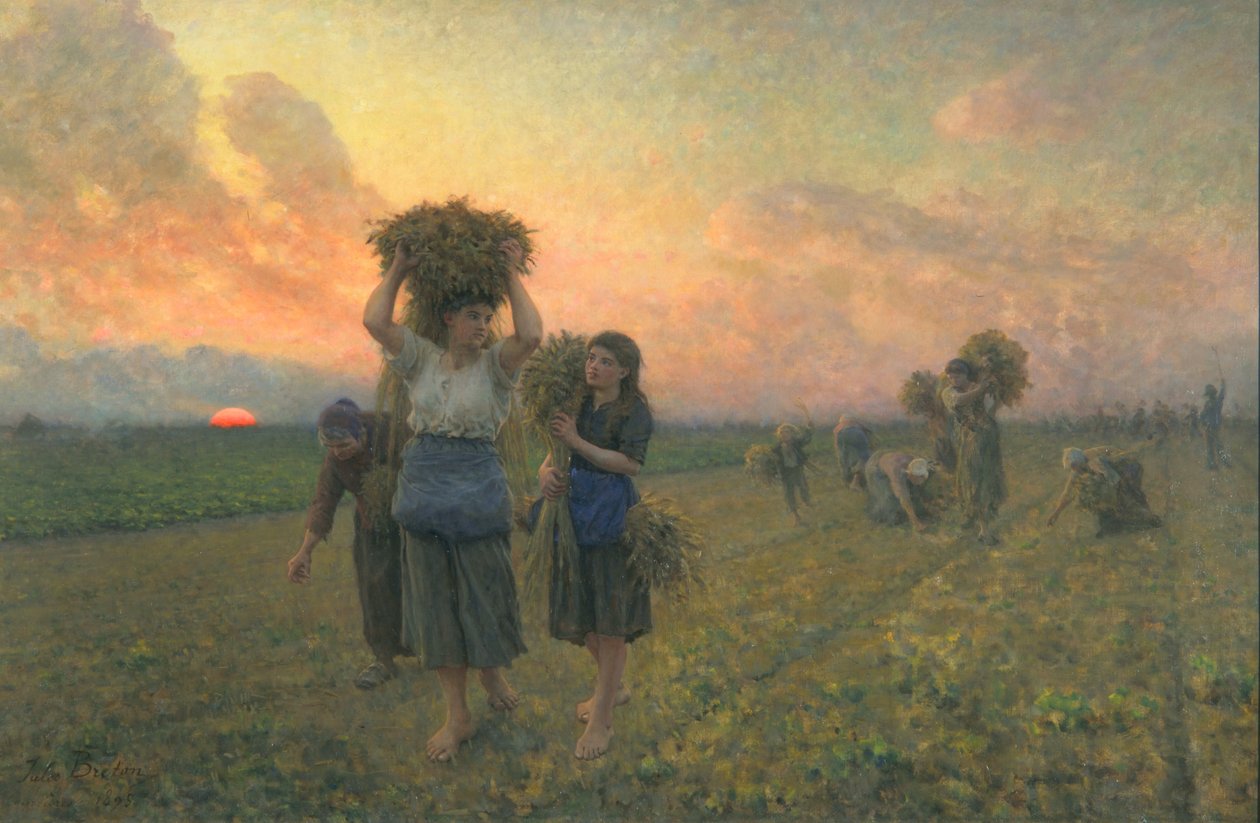 Son Toplanmalar, 1895 by Jules Breton