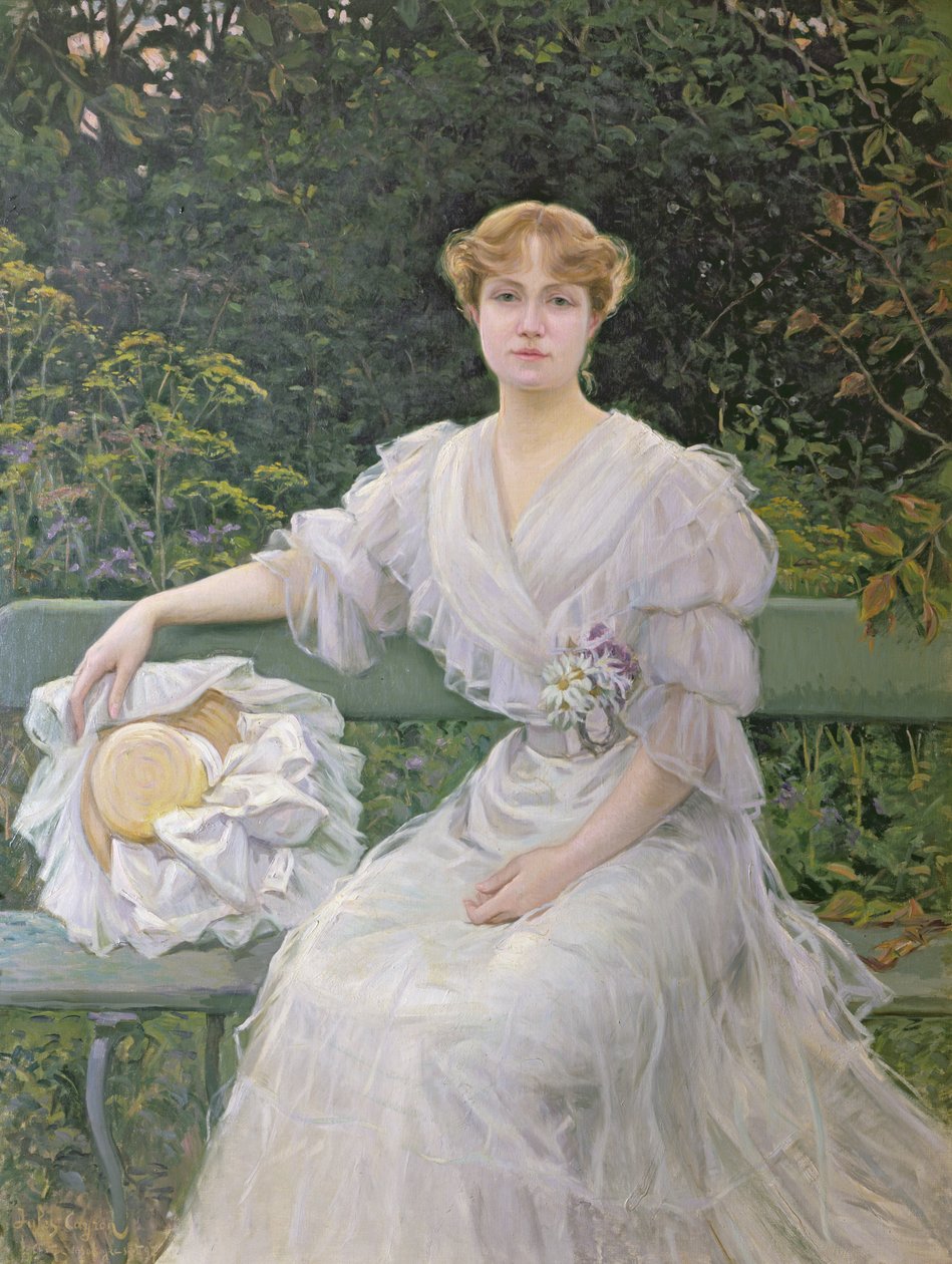 Marguerite Durand'ın Portresi (1864-1936) 1897 by Jules Cayron
