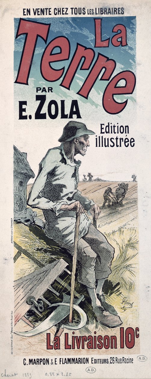 Emile Zola, 1889 tarafından 