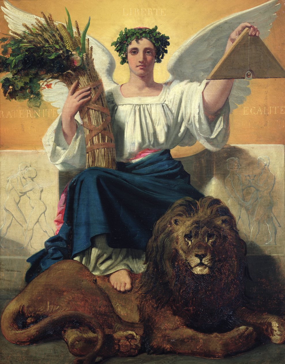 Cumhuriyet, 1848 by Jules Claude Ziegler