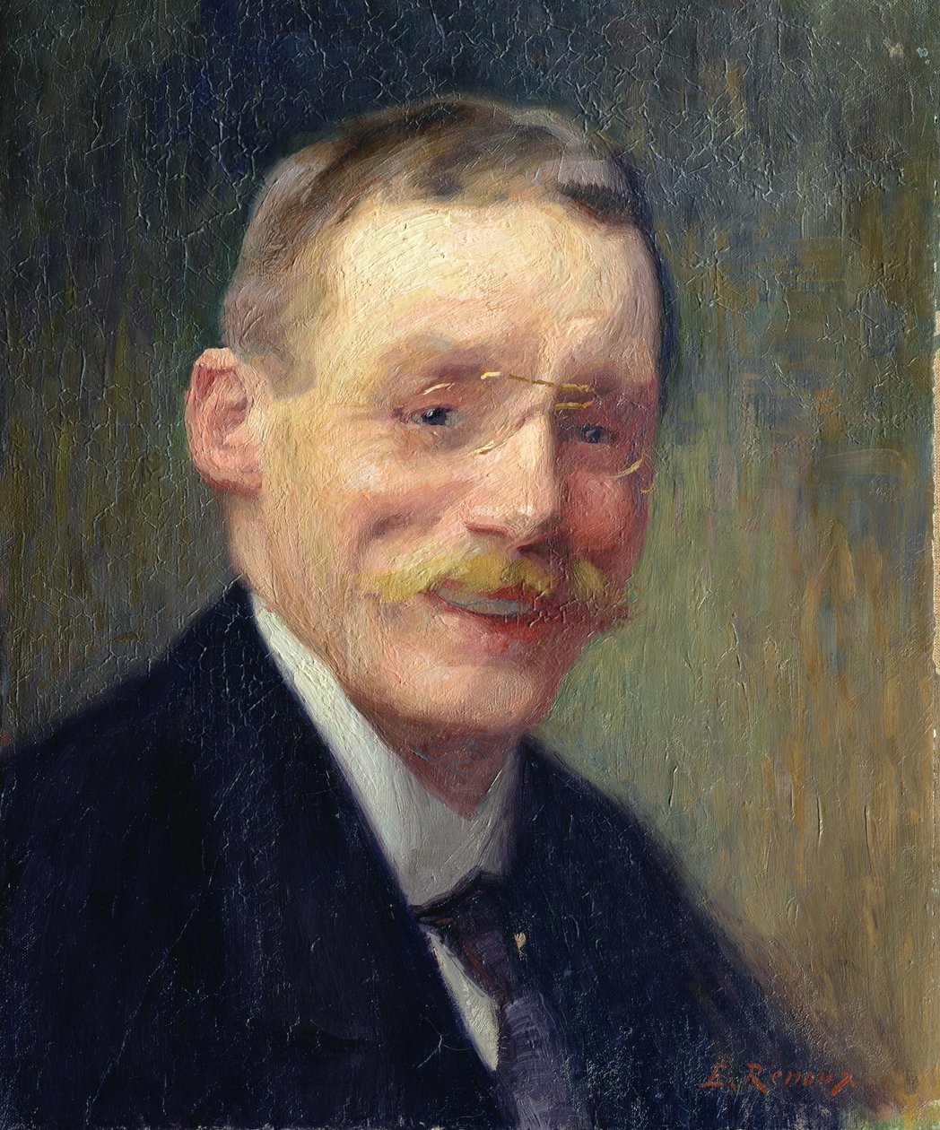 Kendi kendine portre, Gülümseyen by Jules Ernest Renoux