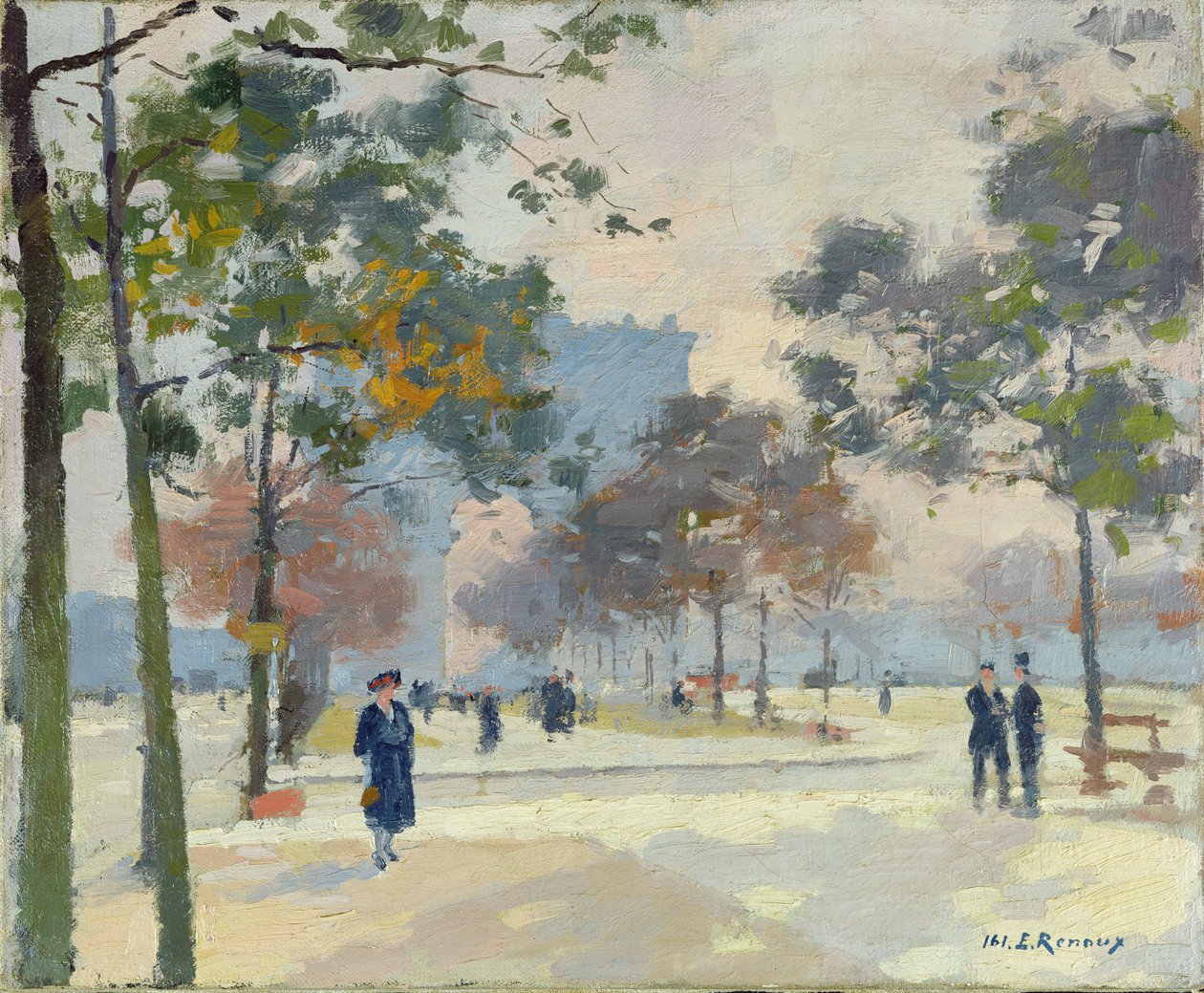 Sonbaharda Zafer Takı, Paris by Jules Ernest Renoux