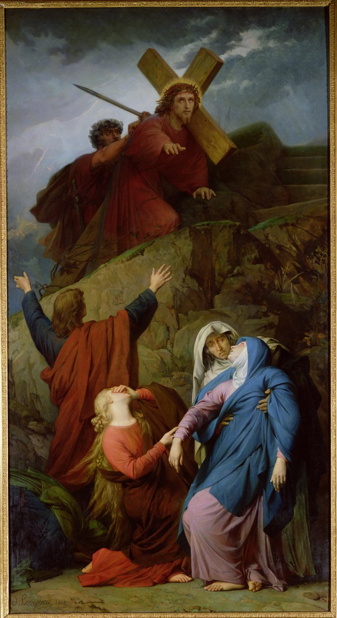 Calvary Bakiresi, 1861 by Jules Eugene Lenepveu