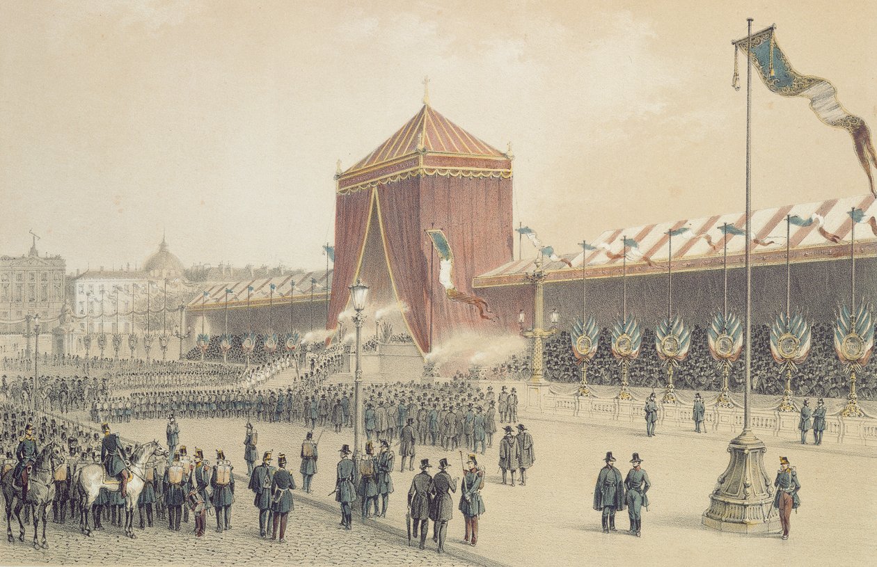 Cumhuriyetin ilanı, 12 Kasım 1848 by Jules Gaildrau