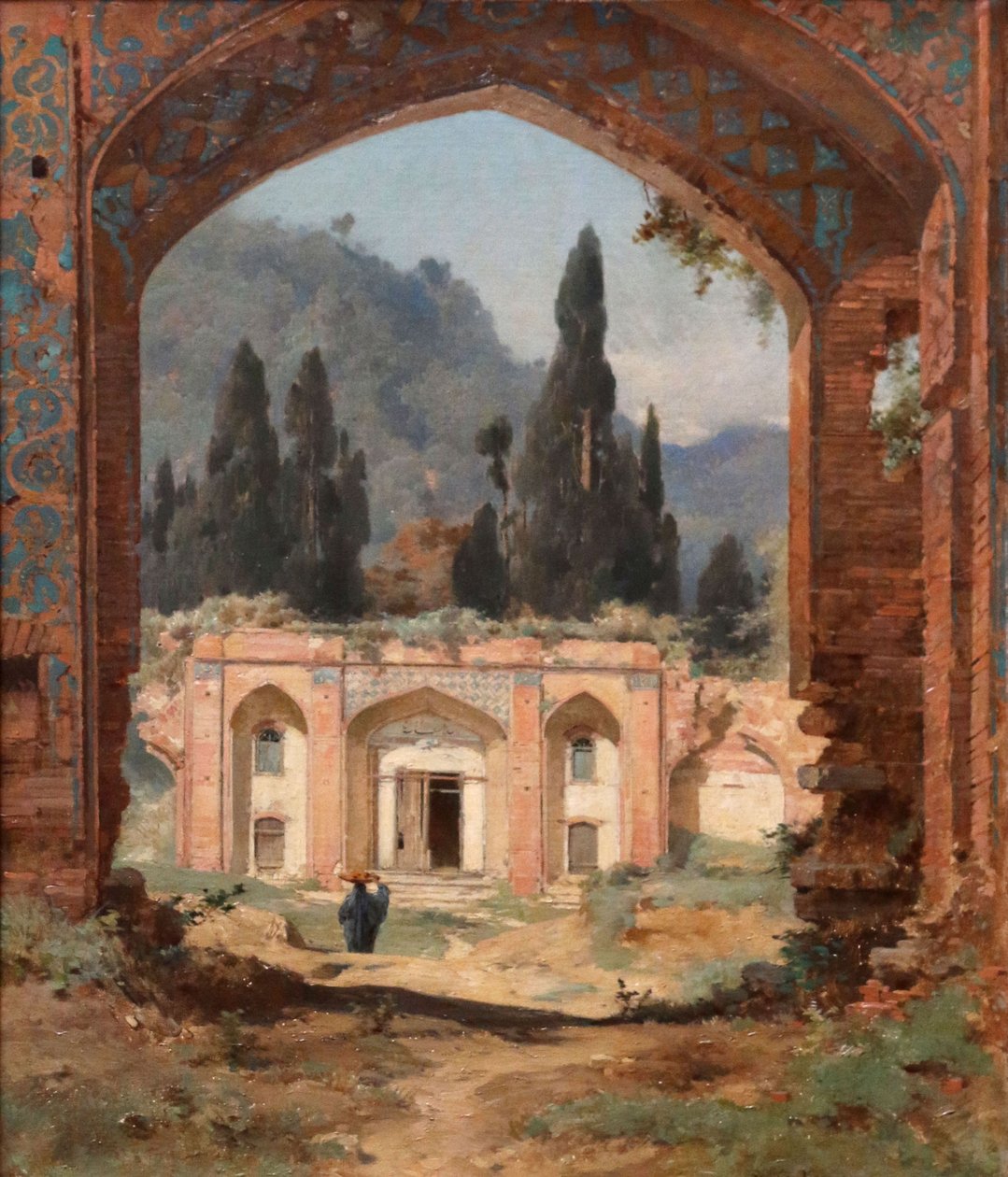 Aschroff sarayının kalıntıları by Jules Joseph Augustin Laurens