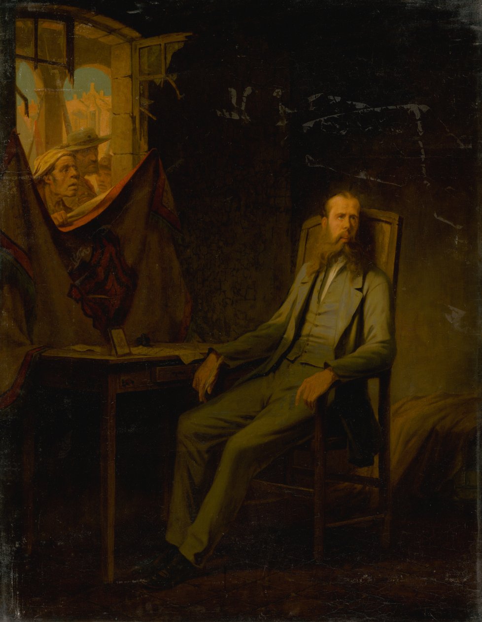 İnfazdan önceki gece İmparator Maximilian by Jules Marc Chamerlat