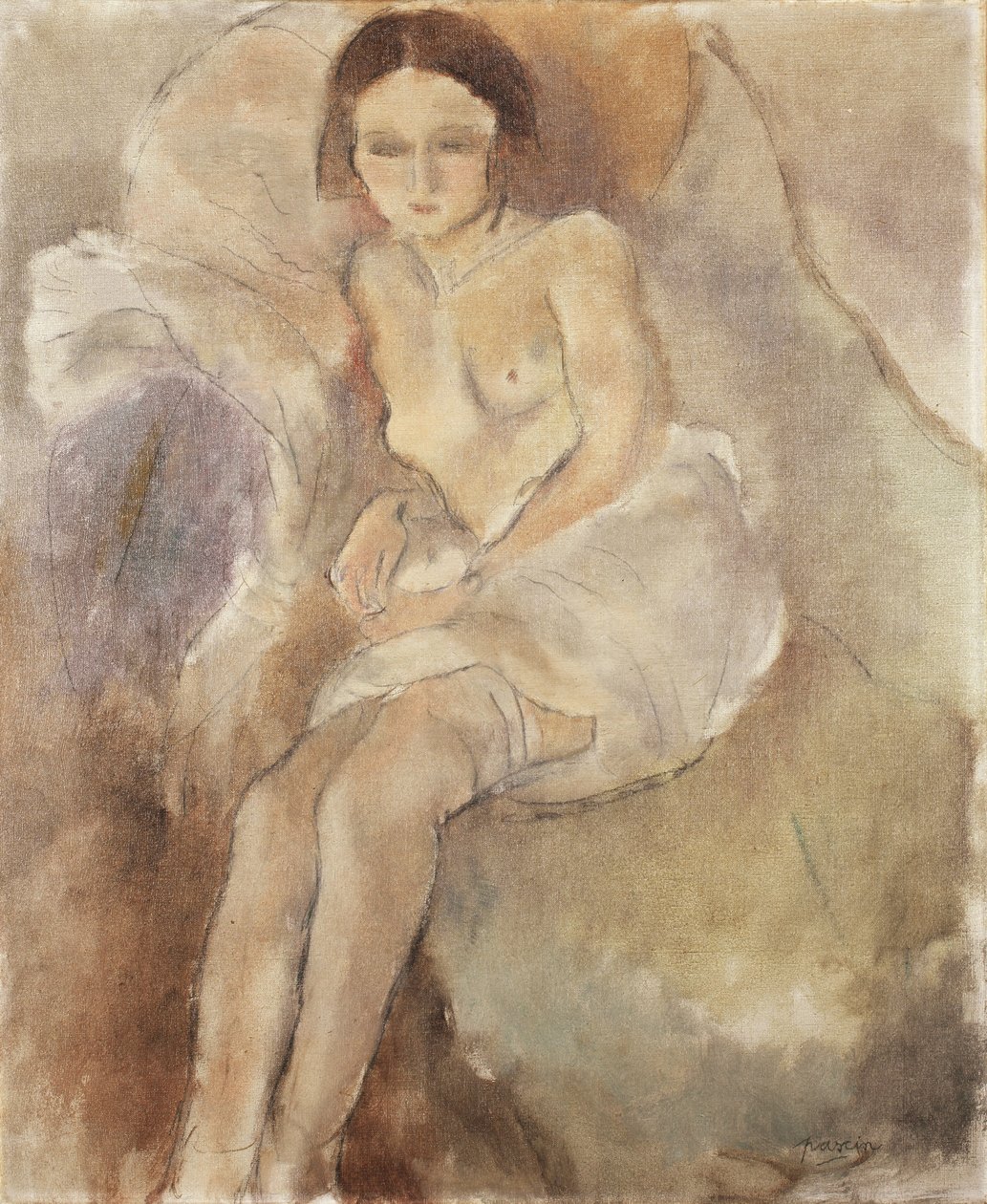 Oturan Kadın, c.1925-30 by Jules Pascin
